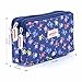 liangdongshop Women's 3 Layers Zipped Cell Phone Wrist Handbags Clutch Crossbody Purse Colorful (model 3)