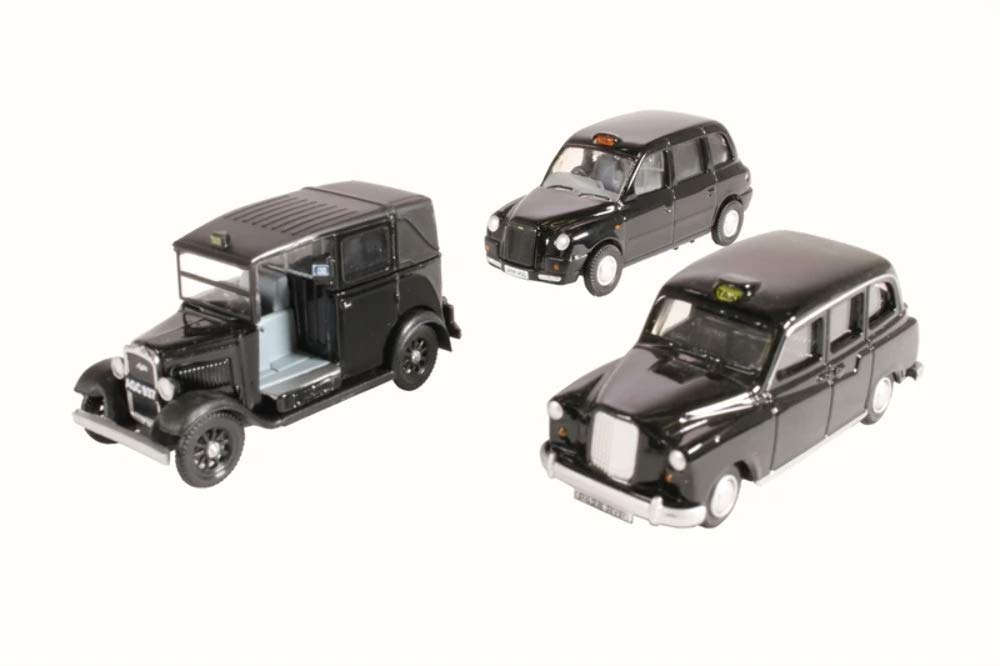 Oxford Diecast 76SET09 Triple Taxi