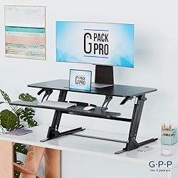 G-PACK PRO Standing Desk Converter – 42" Wide