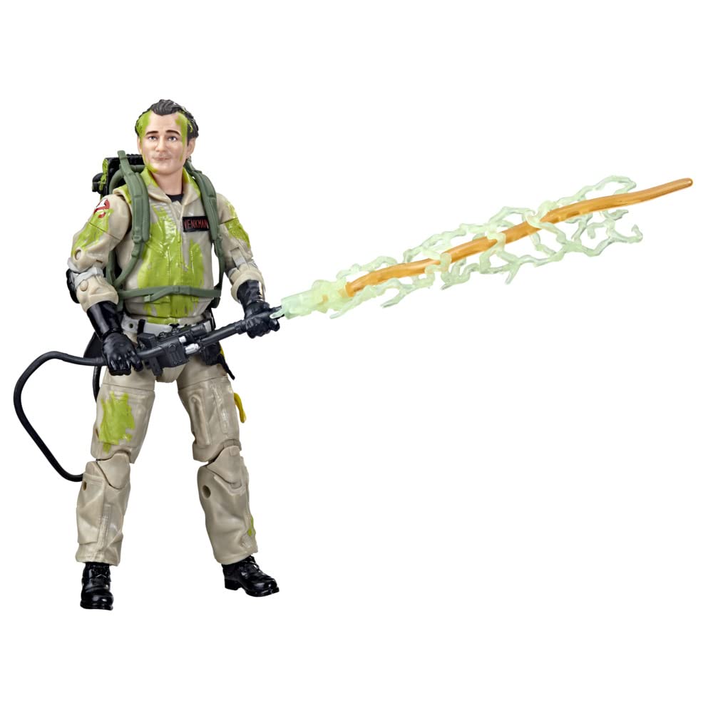 Ghostbusters Plasma Series Glow-in-the-Dark Peter Venkman Toy 15-Cm-Scale Collectible Classic 1984 Ghostbusters Figure, Kids Ages 4 and Up, Multicolor, F4848