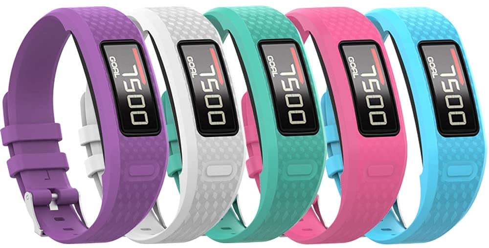 Tyogeephy Band for Garmin Vivofit 1 / Vivofit2, Soft Silicone Replacement Watch Band Strap for Garmin Vivofit 1 / Vivofit 2 Activity Tracker, Small, Large