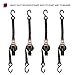 YITAMOTOR Ratchet Tie Down Straps (4 Pack) 1 in x 15 ft 1,823lb Break Strength- Cambuckle Alternative- Heavy Duty Tiedowns with Vinyl-Coated S Hooks- Best for Securing Cargo, Moving Truck, Trailer