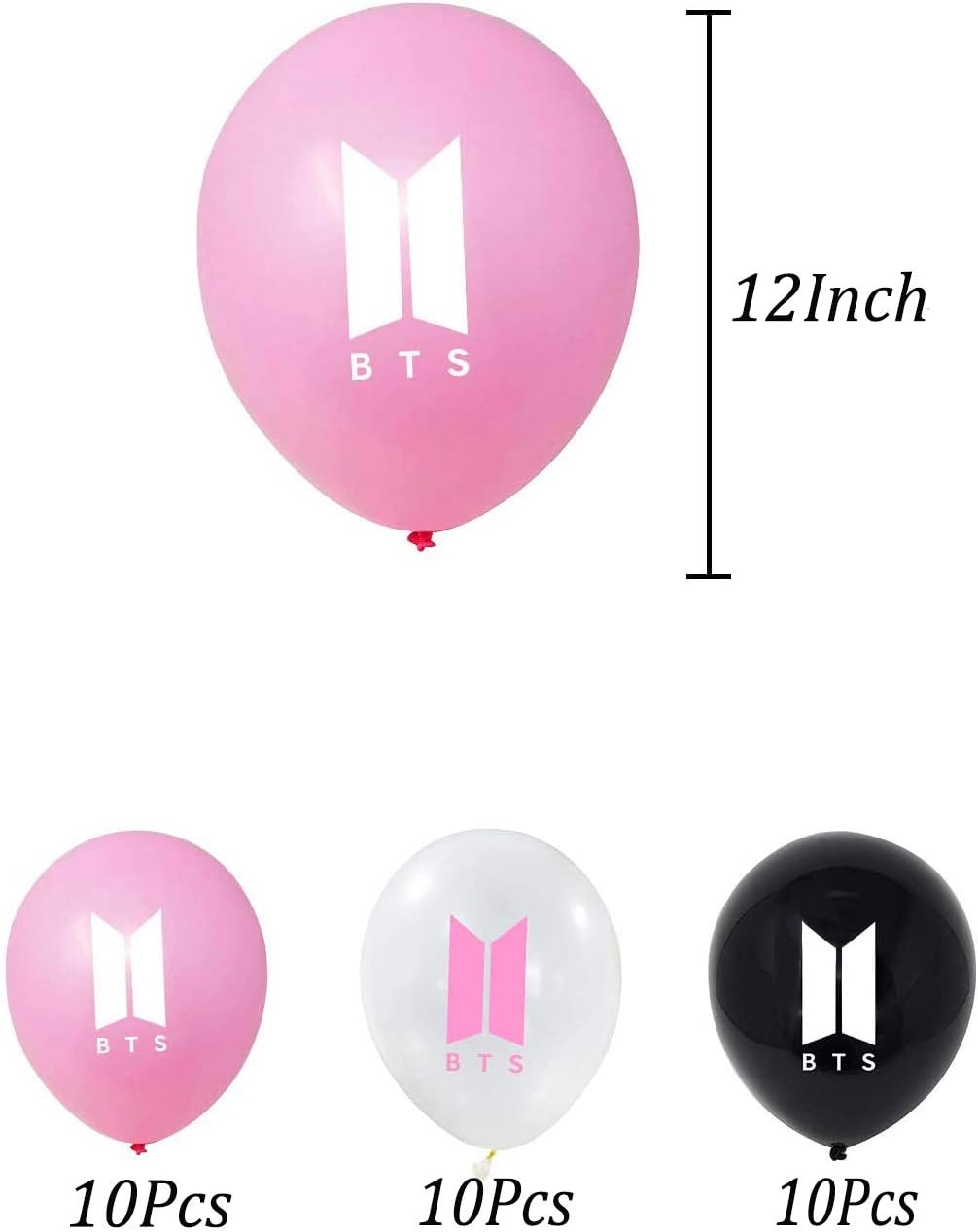 Jimiston Bts Birthday Party Supplies 1 Surmatelas Happy Birthday Cake 1 Banniere Pour Larmee 40 Cupcakes Topper 30 Ballons Bts Fournitures De Loisirs Creatifs Cuisine Maison