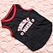 Mikey Store Pet Dog Cat Clothes Cute Panda Puppy Apparel Winter Warm Outwear Coat (Black, XS)