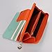 Augur Women's Leather Wallet Card Holder Purse Long Zipper Clutch Wallet Handbag