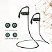 UCero Upgraded BH-02 Bluetooth 4.1 Headphones Wireless Waterproof IPX5 Earhook with Mic and APT-X Secure, Fit for Running, Cycling, Hiking for iPhone 7, 7Plus, Samsung S6 and Other Devices (B-Green)