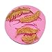 Wocuz 3D DIY Feather Silicone Candy Molds Chocolate Mold Cake Cupcake Decoration Tools, Set of 2