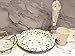 150 pcs Gold Dot Paper Plates and Cups Set; 50 Gold Metallic Foil 9'' Dinner Plates/ 7'' Dessert Plates /9 oz Cups. Perfect for New Years Christmas Bridal/Baby Shower Wedding Engagement Birthday