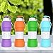 GITKARL Collapsible Water Bottle, Travel Accessories,Lightweight Silicone Travel Mug,[BPA Free] [FDA Approved] - Blue
