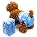Pet disposable dog diaper Jeans style puppy female dog diapers (3 pack,24pcs) (XS)
