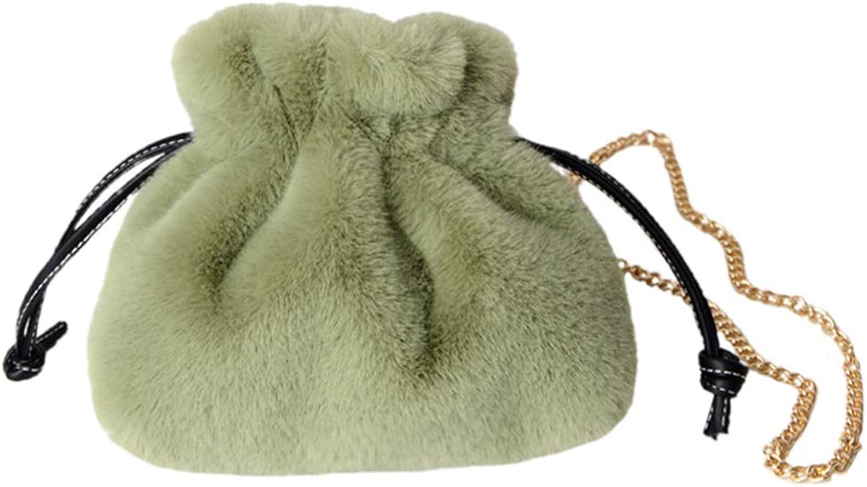 Forhome Scaldamani In Pelliccia Sintetica - Nero, Con Zip E Cordino, Per Donne E Uomini, Ideale Per Esterno