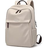 GOLF SUPAGS Womens Laptop Backpack with Separate Laptop Compartment Water Resistant Computer Backpacks Fits 14 Inch Notebook Travel Work College Bags (14-Inch, Apricot)