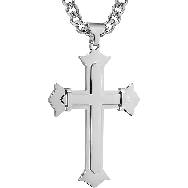 Collar Y Cadena De Estrella De David Para Hombre Con Colgante De Cruz De Megan David