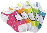 Hello Kitty 5-Pair-Pack No-Show Socks
