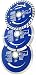 ROK 4-1/2 inch Diamond Saw Blade Set, Pack of 3