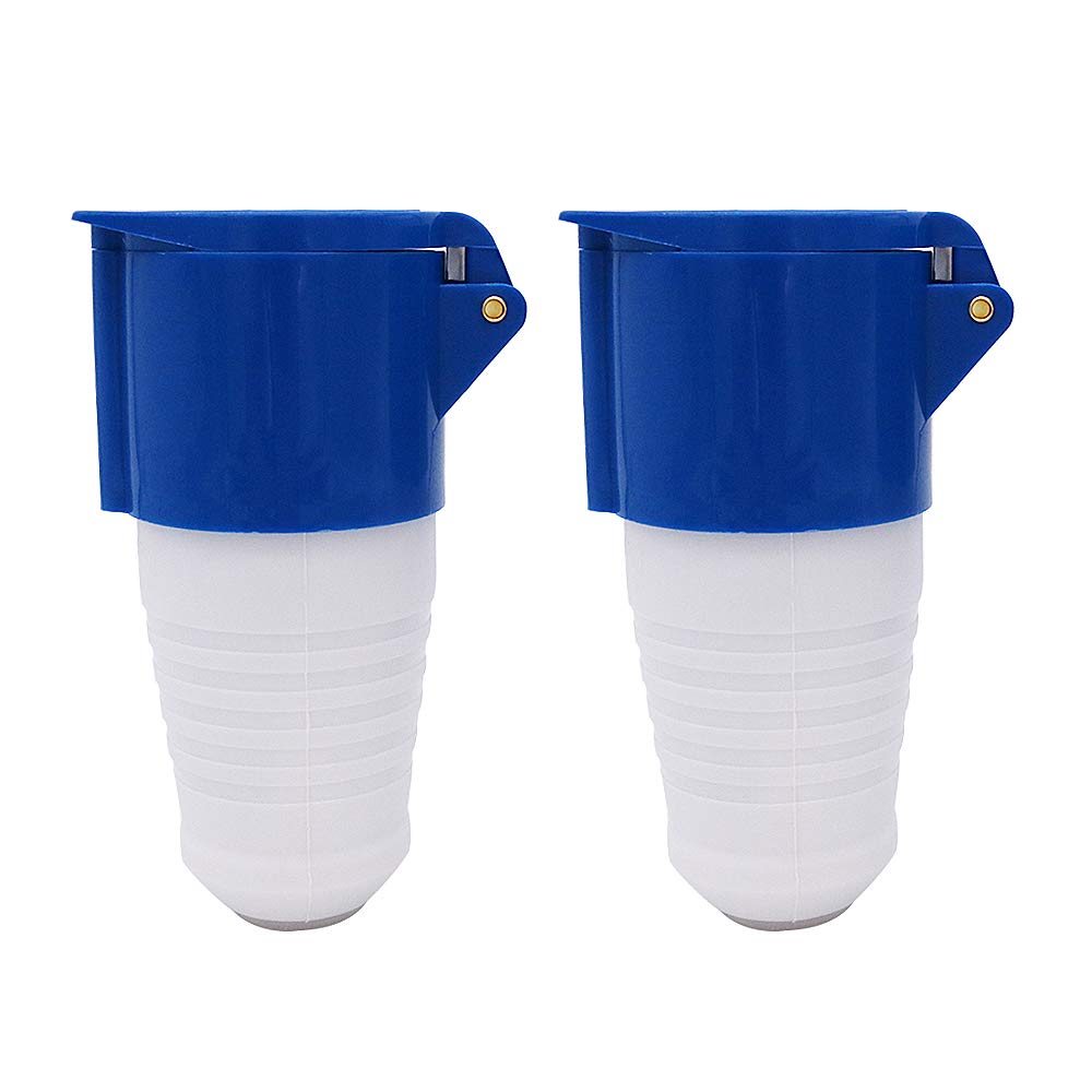 POFET 2Pcs Power Plus 32AMP Socket 220-250 Volt 3 Pin (IP44) Coupling Sockets - Blue, 3# - Image 4