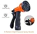 Ohuhu Expandable Garden Hose, ALL NEW 50 FT Expanding Water Hose, Lightweight Flexible Hose With 3/4 Solid Brass Fittings & 8 Function High Pressure Spray Nozzle