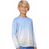INGEAR Boys’ UPF 50+ Rash Guard Swim Shirt – Quick-Dry Lightweight Sun Protection for Swimming, Surfing & Beach, XS–XL