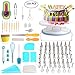Cake Decorating Supplies Cake Decorating Set Cake Tray Stainless Steel Icing Tips Pastry Tools Suitable for Kids Birthday Party 118pcs