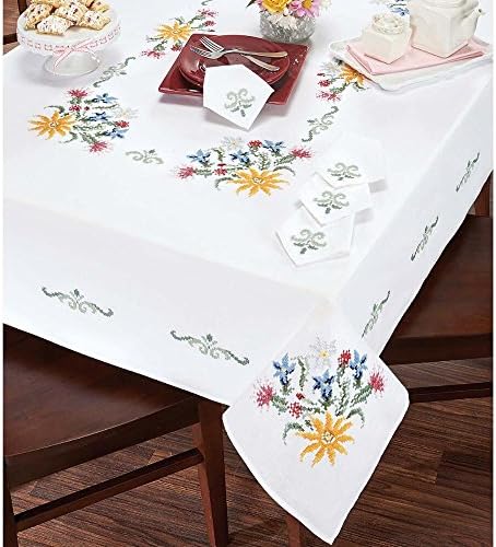 Alpine Flowers Tablecloth