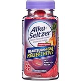 Alka-Seltzer Heartburn Plus Gas Relief Chews, Tropical Punch, 32 Count