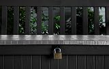 Keter Eden Bench 265L Outdoor Storage Box Graphite Light Grey view 4