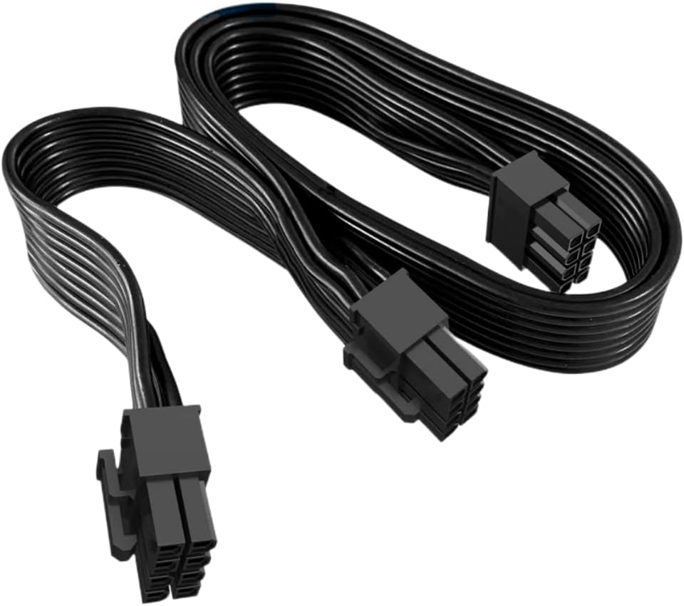 HALOULENI PCIe 8Pin to Dual 8Pin(6+2) Male Power Cable for Corsair PSU