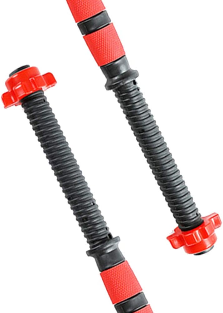 BESPORTBLE Pack of 2 Dumbbell Bars Handle Barbell Weight Lifting Spinlock Collar Set for Sport Workout Gym Training Random Color : Sports & Outdoors
