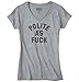 Polite as Fuck AF Rude Rebel Gym Workout Junior Fit V-Neck T Shirt