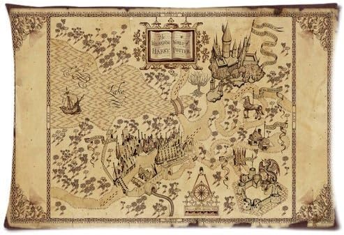 Natcrowno Movie Harry Potter Custom Rectangle Pillowcase Covers Standard Size 20x30 One Side Pillowcase