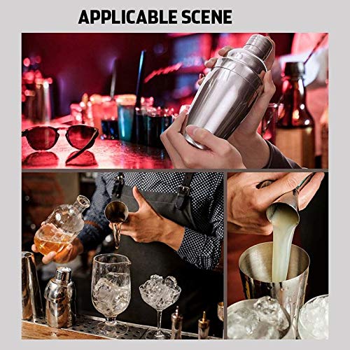 NXYJD 12 stücke Cocktail Shaker Bar Set Edelstahl Bartender Kit Zubehör Werkzeuge – Bild 7