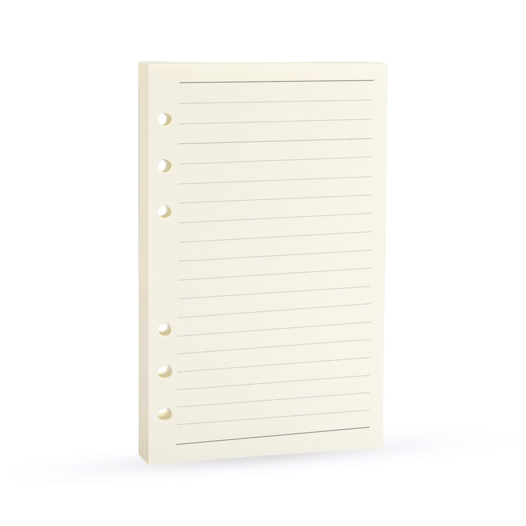 Harphia A5 A6 Loose Leaf Notebook Refill Spiral Binder Planner Inner Page Inside Paper Dairy Weekly Monthly Plan To do Line Dot grid (Lined, A6-17x9.4cm)