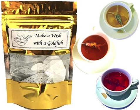 Novelty tea gifts, 3 Goldfish tea bags Selection of Flavours Tea party Gift ideas Unique tea gift creative gift Variety Gift Pack