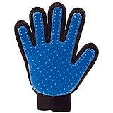Zehui Pet Grooming Glove Brush Deshedding Glove Furniture Pet Hair Remover Mitt for Dogs Cats Long Short Fur with Rubber Tips for Massage