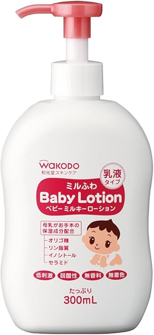 Amazon ミルふわ ベビーミルキーローション ポンプタイプ 300ml 和光堂 ベビーローション Amazon ミルふわ ベビーミルキーローション ポンプタイプ 300ml 和光堂 ベビーローション