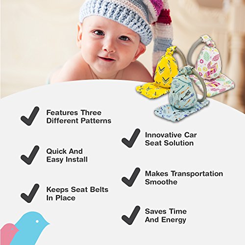 Cars Seat Seatbelt Holder Carseat Sidekick Includes 2 Attachment