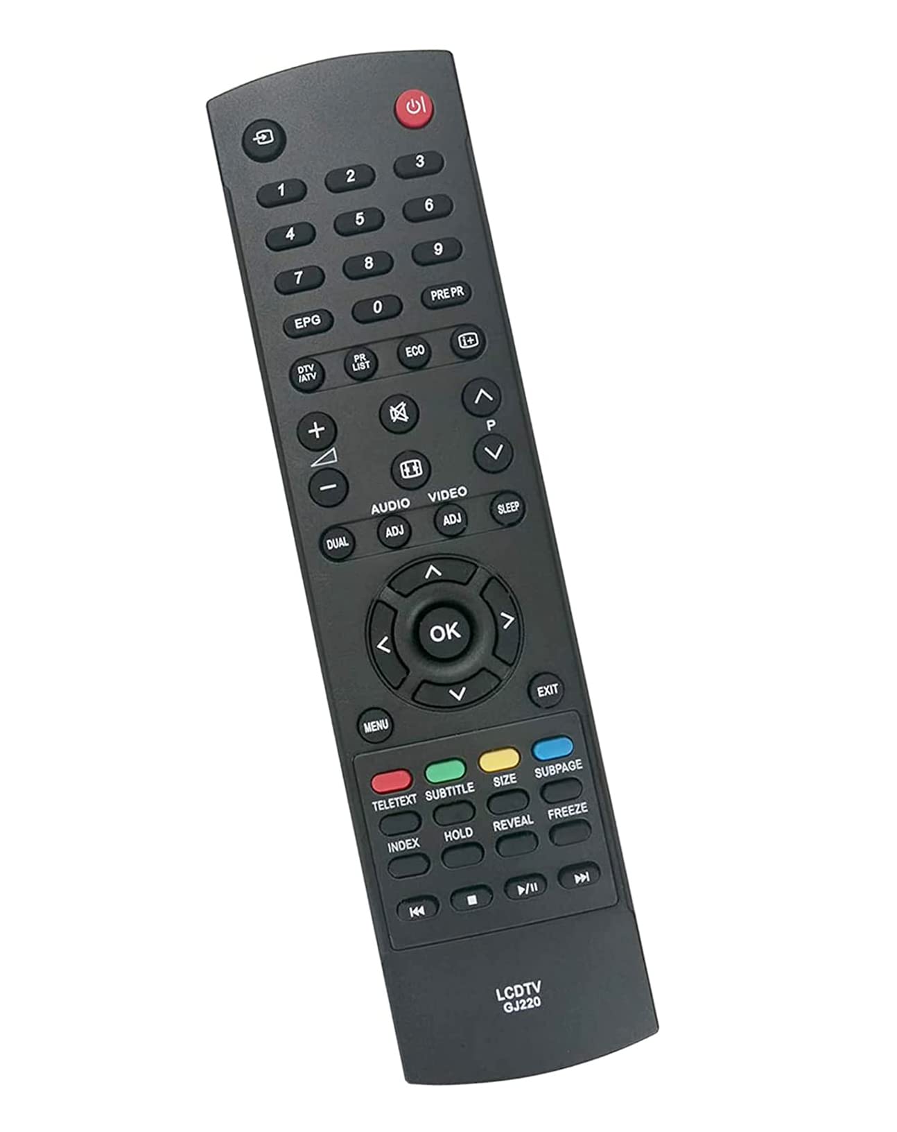 AULCMEET GJ220 Replacement Remote Control Compatible with Sharp 4K OLED Smart TV LC-32LE320 LC-37LE320 LC-42LE320 LC-19LE320E LC-19LE430E LC-22LE320E LC-22LE430E LC-26LE320E LC-26LE430E LC-32LE320E