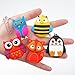 LEIZHAN 5X8GB Cute Animals USB Flash Drive with Chain Bee Fox Owls Penguin Pen Drive Gifts for School Kids and Students Valentine's Day Gift (Pack of 5 Animals)