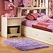 South Shore Crystal White Kids Twin Wood Captain's Storage Bed 3 Piece Bedroom Set