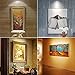 LUNSY LED Accent Lights, Wireless Spotlight with Remote and Battery Operated, Stick on Anywhere for Lighting up Painting Picture Artwork Closet, 3 Pack