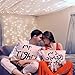 ZCOONE LED Fairy String Lights 2 Set 8 Modes 50 LED 16 Ft Battery Operated String Lights Waterproof Portable Twinkle Firefly Lights Remote Timer for Bedroom Garden Party Decoration (Cool White)