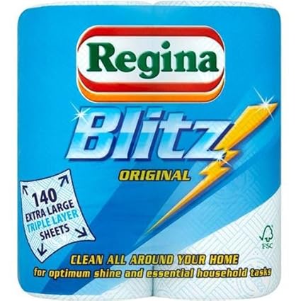Regina Blitz Kitchen Towel No Smears Recycled Pure Pulp 70 Sheets