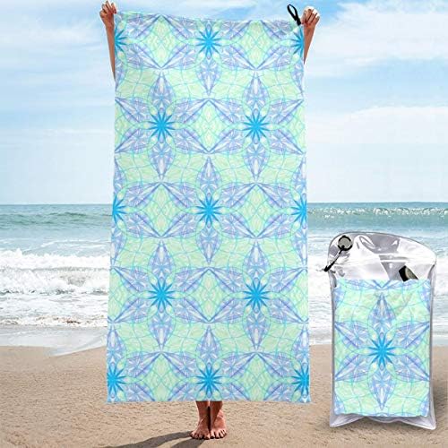 国内正規総代理店アイテム 速乾タオル スポーツタオル 160 80cm 収納袋付き マイクロファイバー バスタオル ビーチタオル おしゃれ 万華鏡柄107 大判 家庭用 スポーツ 超速乾 梅雨対策 水泳 キャンプ 超吸水 防臭 軽量 高い耐久性