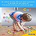 Zon Living 195 Piece Magnets for Kids Magnetic Alphabet Letters Numbers Lowercase Uppercase Refrigerator Magnets ABC 123 Toddlers Carry Bag Board Vowels Frig Fridge