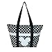 Disney Mickey and Minnie Mouse Icon Polka Dot Travel Beach Tote (Mickey)