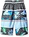 Kanu Surf Boys' Condor Stripe Floral Swim Trunk