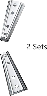 DDHOMIN 2 Sets Heavy Duty Metal Furniture Connector Interlocking Hangers for view 3