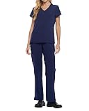 Natural Uniforms Women's Cool Stretch V-Neck Top