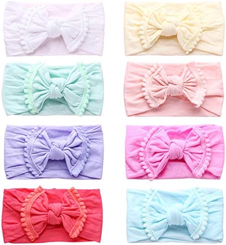Jmitha Baby Headbands Girl's Hair Bows Newborn Headbands
