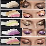 Snowfoller Instant Eye Shadow, Eye Tattoo Stickers Temporary Makeup In A Wink Instant Eyeshadow Sheets - Ready Performance Eyeshadow Applicators - 6 Pairs